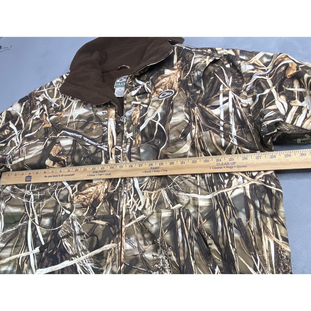 Drake Jacket Mens XL Camo Hunting Duck Advantage Max‎ 4D Fleece - Picture 5 of 16